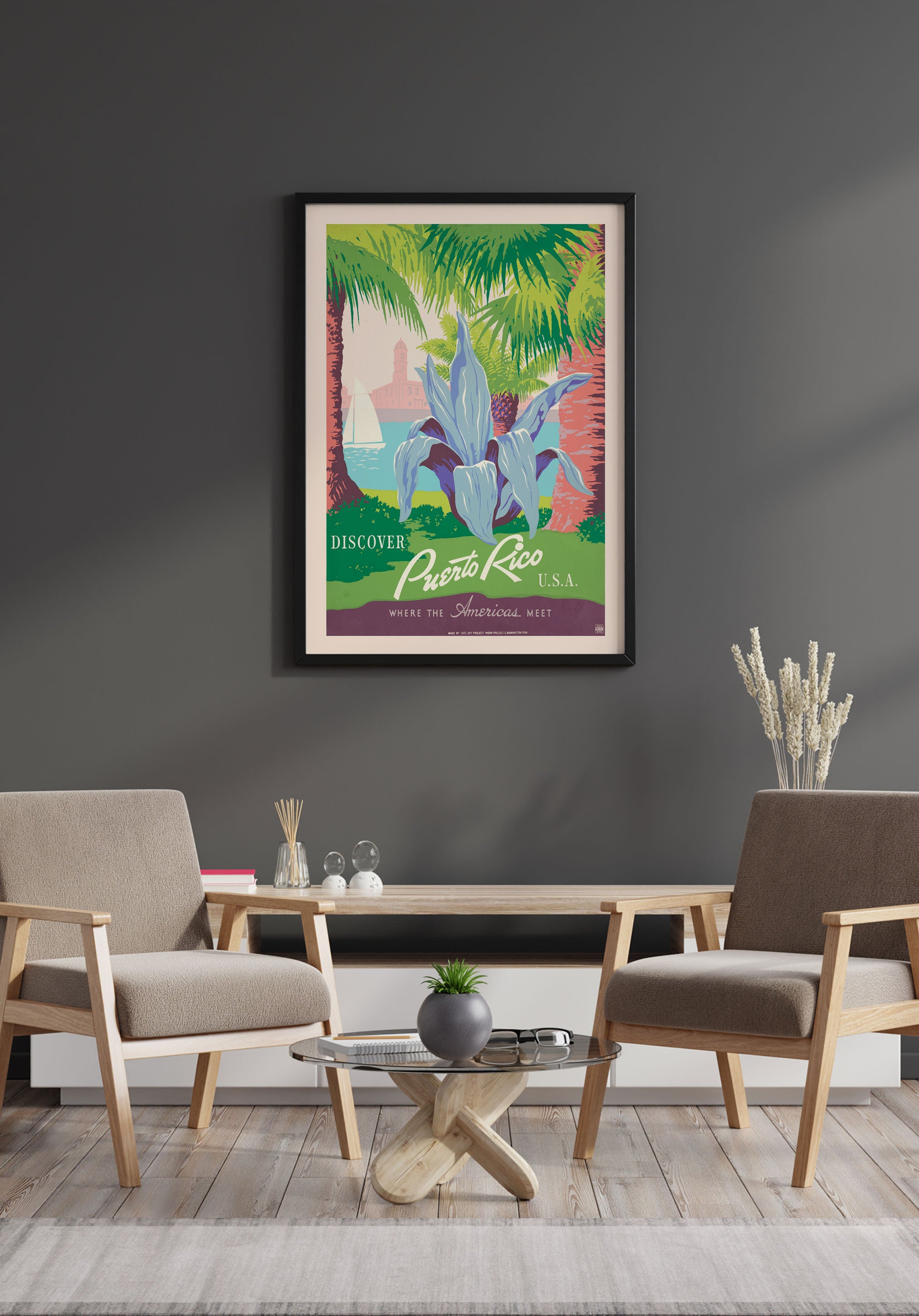 Puerto Rico Travel Poster