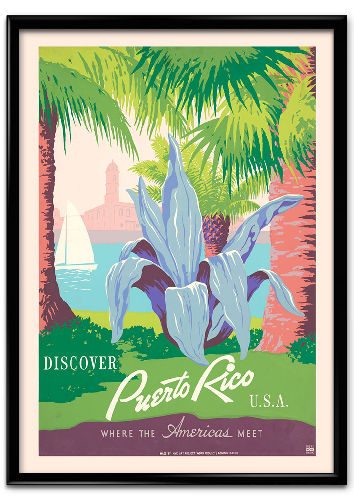 Puerto Rico Travel Poster