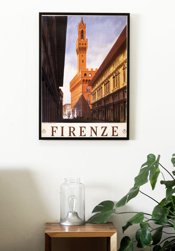 Firenze Vintage Travel Poster