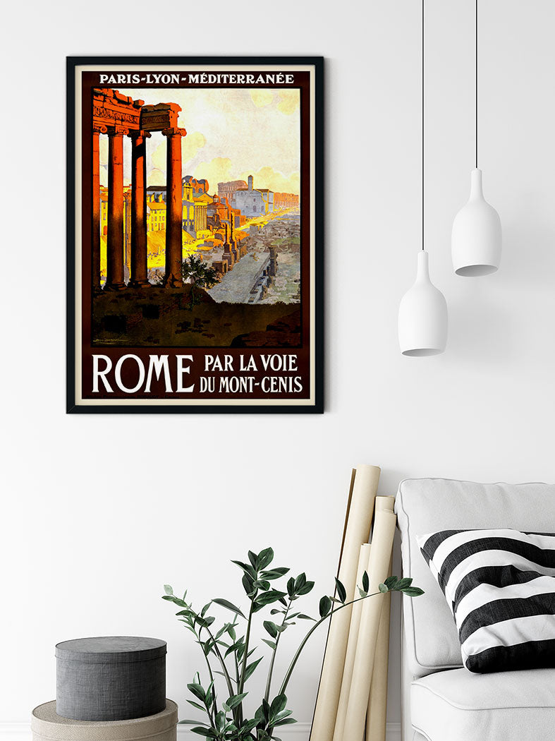 Rome Vintage Travel Poster