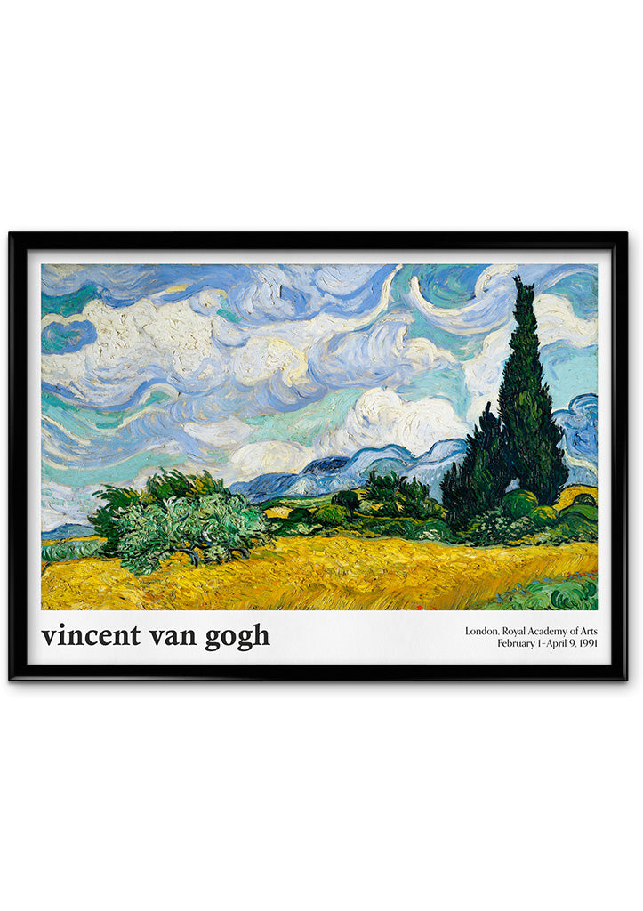 Vincent van Gogh, Wheat Field with Cypresses