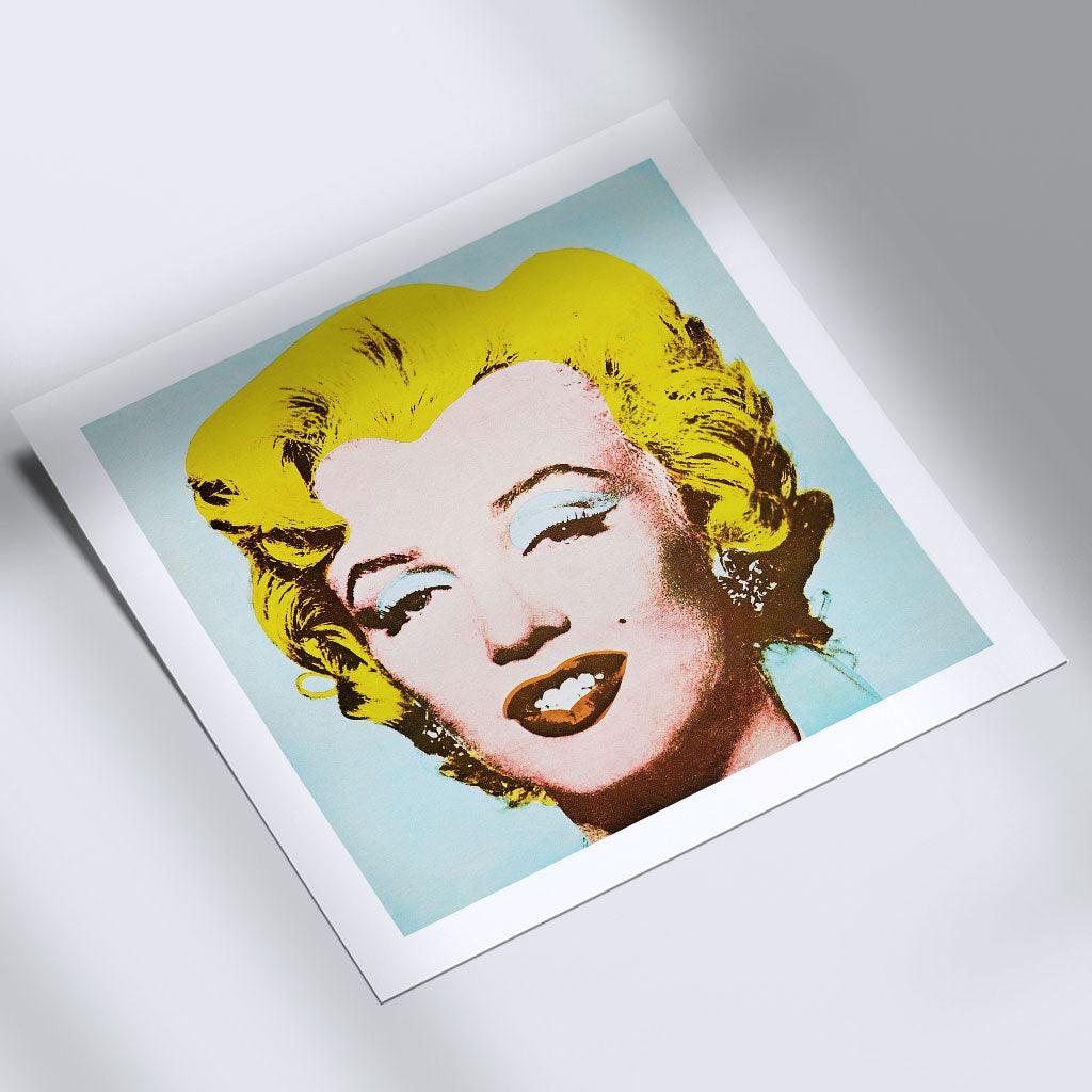 Square Poster by Andy Warhol | Marilyn Monroe Portrait – Posterist