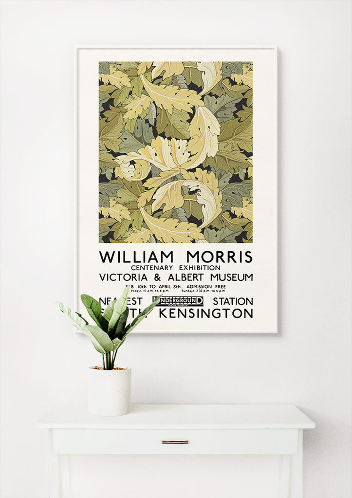 William Morris - Flower Garden Exhibition Poster