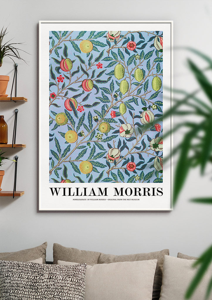 William Morris Pomegranate Art Poster